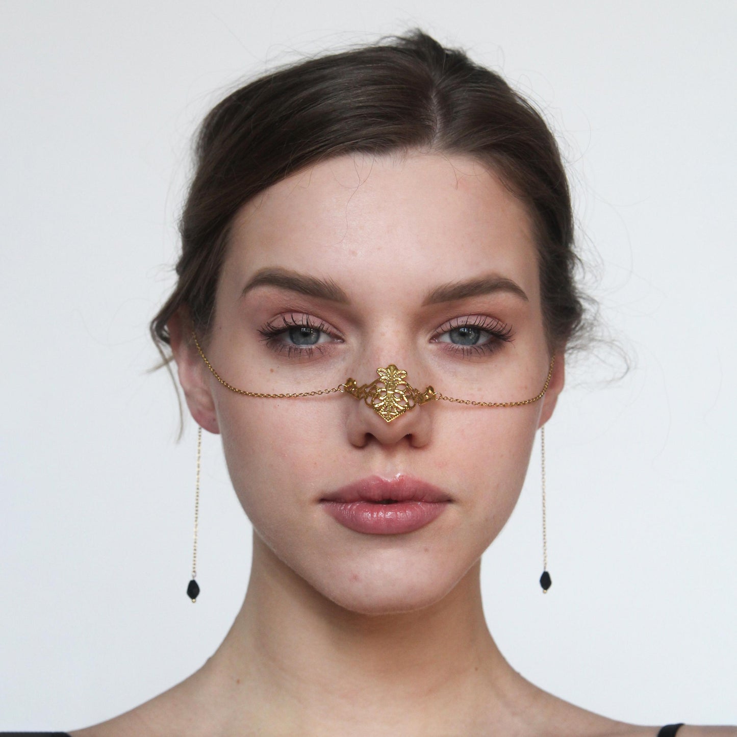 Fantasy Gothic Face Chain – Medieval Festival Jewelry