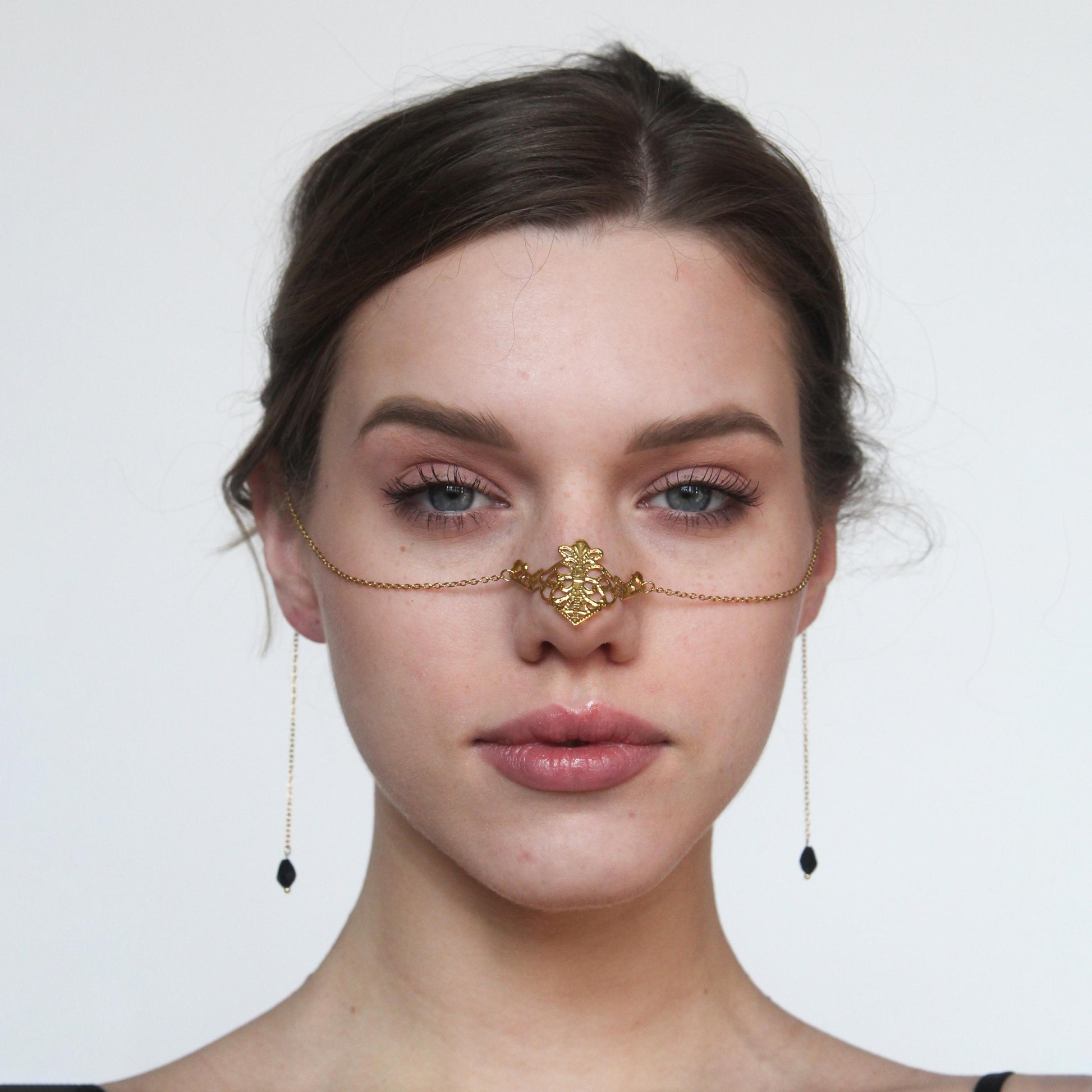Fantasy Gothic Face Chain – Medieval Festival Jewelry