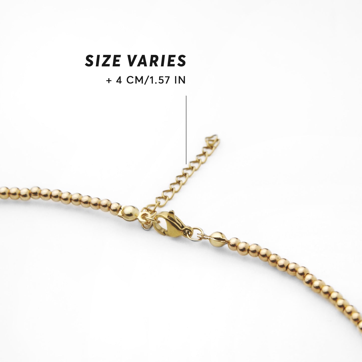 Gold or Silver Beaded Choker Necklace, Dainty Minimalist Bead Choker, Thin Layering Necklace for Women, Festival or Everyday Jewelry