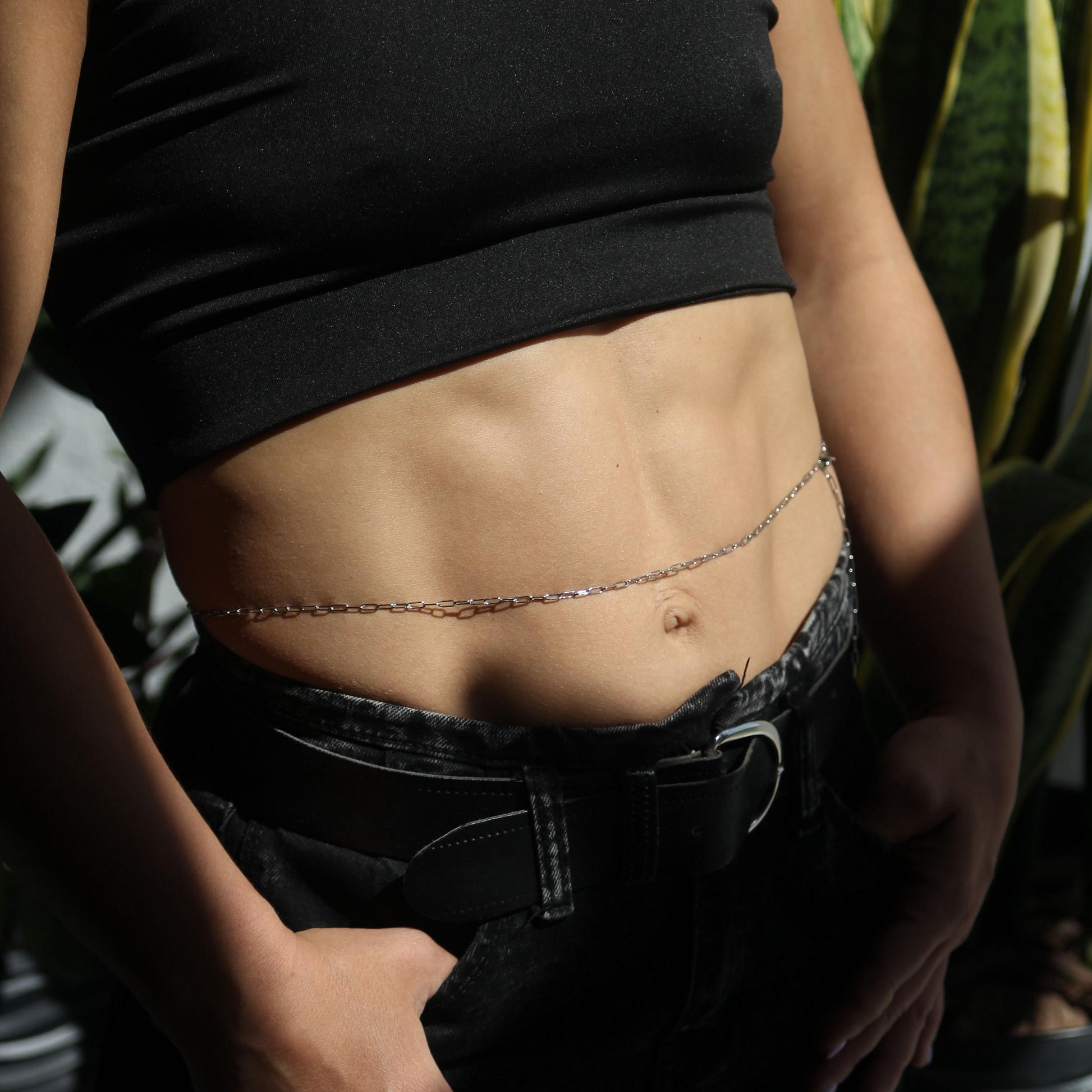 Dainty Belly Chain, Gold or Silver Waist Chain for Women, Layered Body Jewelry, Summer Beach Jewelry, Boho Festival Jewelry, Gift for Her