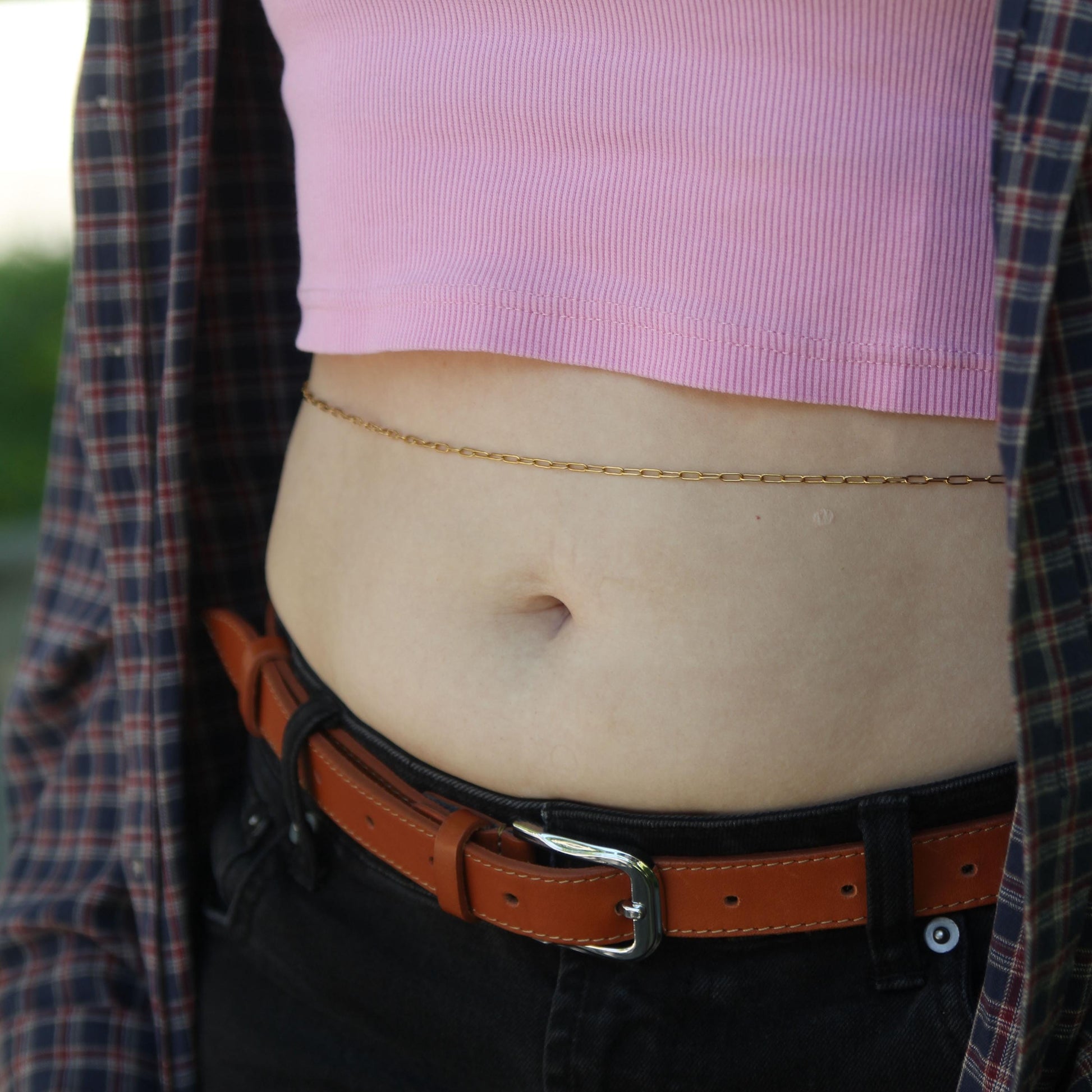 Dainty Belly Chain, Gold or Silver Waist Chain for Women, Layered Body Jewelry, Summer Beach Jewelry, Boho Festival Jewelry, Gift for Her