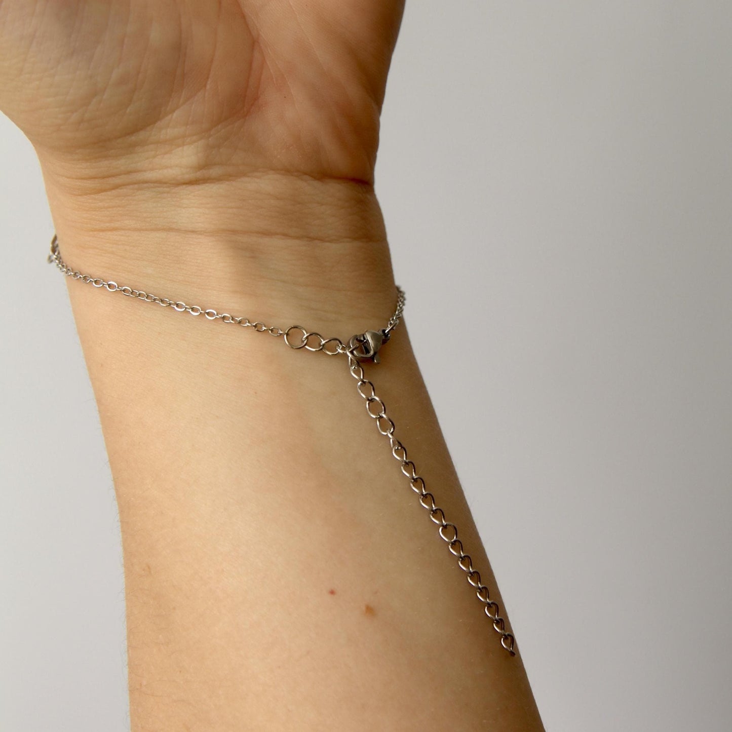 Fairy Hand Chain Bracelet Ring, Boho Festival Jewelry, Delicate Slave Bracelet With Filigree Detail, Enchanted Bohemian Accessory